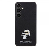 Karl Lagerfeld Samsung Galaxy S24 Plus Saffiano Karl & Choupette Svart