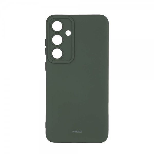 Onsala Samsung Galaxy S24 Plus Deksel Silikon Olive Green
