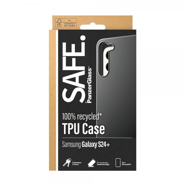 SAFE. by PanzerGlass Samsung Galaxy S24 Plus Deksel Soft TPU Case Svart