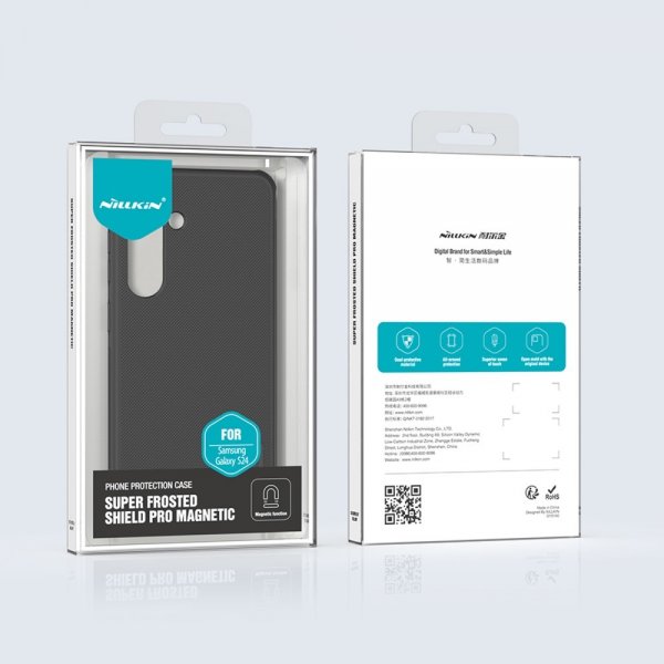 Nillkin Samsung Galaxy S24 Plus Deksel Super Frosted Shield Pro MagSafe Svart