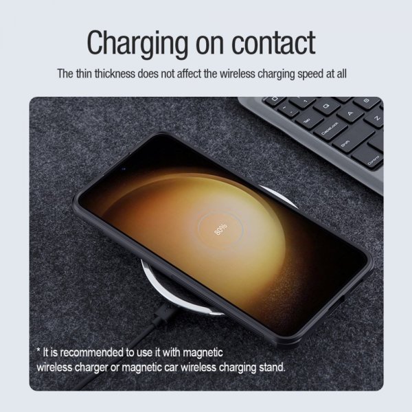 Nillkin Samsung Galaxy S24 Plus Deksel Super Frosted Shield Pro MagSafe Svart