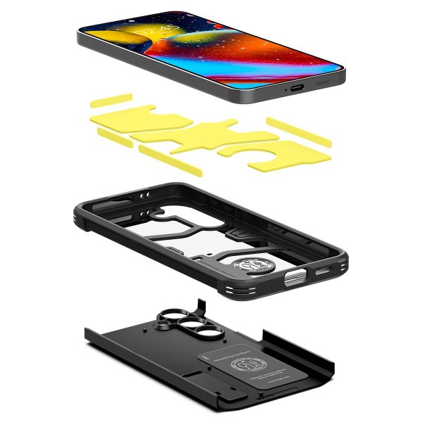 Spigen Samsung Galaxy S24 Plus Deksel Tough Armor Svart