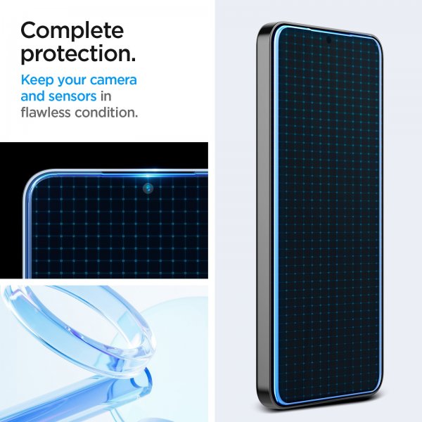 Spigen Samsung Galaxy S24 Plus/Galaxy S25 Plus Skjermbeskytter GLAS.tR EZ Fit 2-pakning
