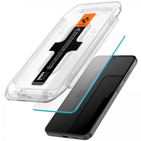 Spigen Samsung Galaxy S24 Plus/Galaxy S25 Plus Skjermbeskytter GLAS.tR EZ Fit 2-pakning