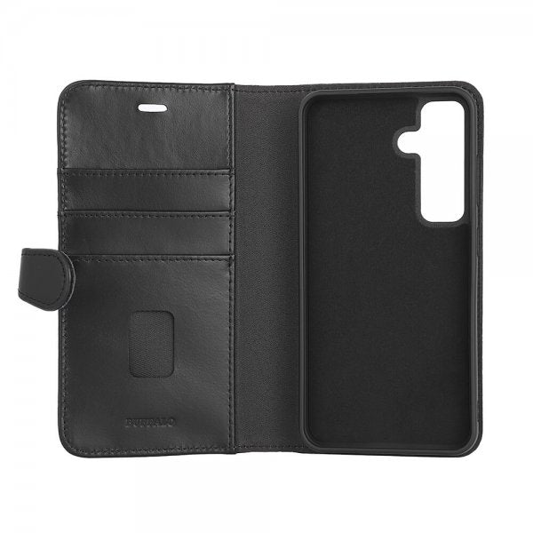 Buffalo Samsung Galaxy S24 Etui 2-in-1 Detachable Wallet Svart