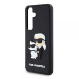 Karl Lagerfeld Samsung Galaxy S24 3D Rubber Karl & Choupette Svart