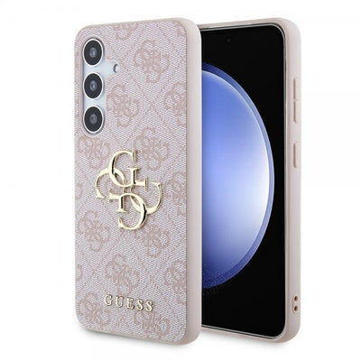 Guess Samsung Galaxy S24 4G Metal Logo Rosa