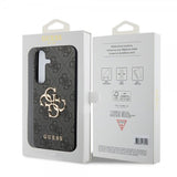 Guess Samsung Galaxy S24 4G Metal Logo Svart