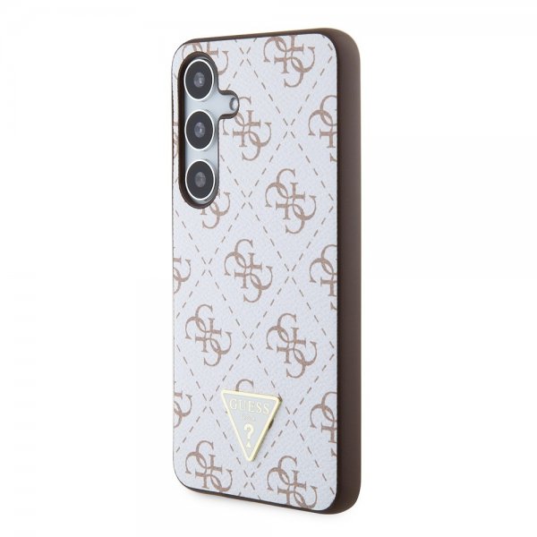 Guess Samsung Galaxy S24 4G Print Grained Hvit