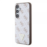 Guess Samsung Galaxy S24 4G Print Grained Hvit