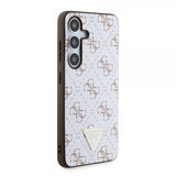 Guess Samsung Galaxy S24 4G Print Grained Hvit