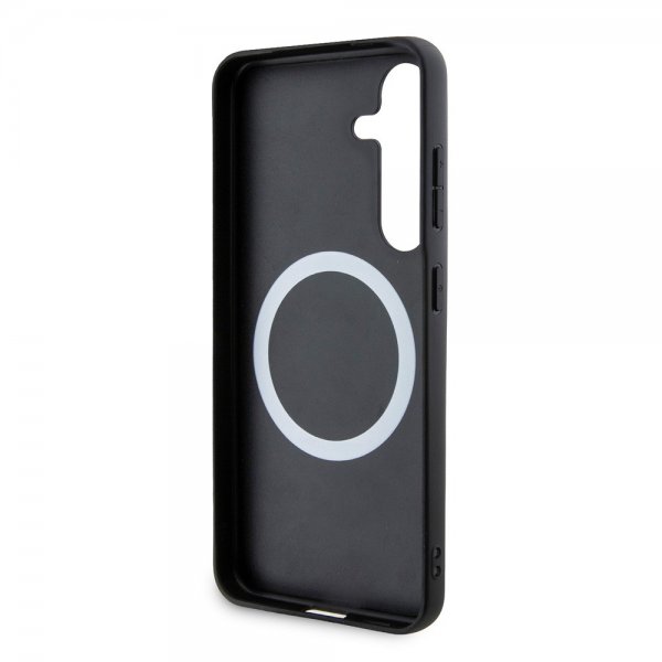 BMW Samsung Galaxy S24 Carbon Tricolor Stripe MagSafe Svart