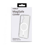 Celly Samsung Galaxy S24 Deksel GELSKINMAG MagSafe Transparent