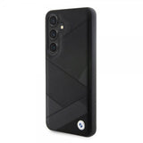 BMW Samsung Galaxy S24 Genuine Leather Textured Svart