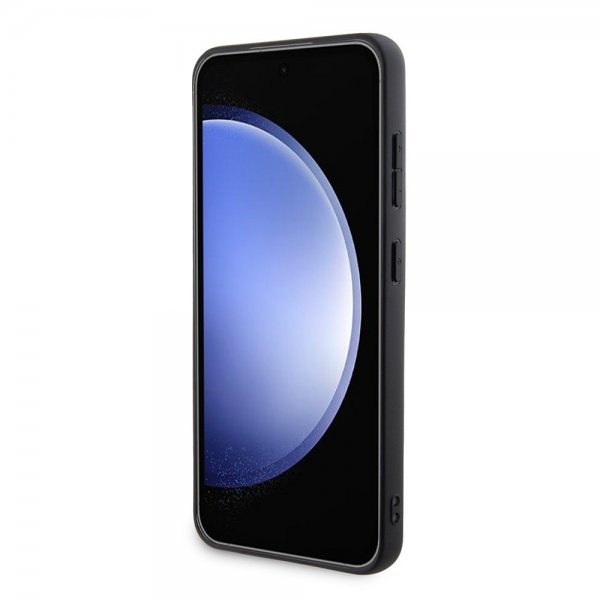 BMW Samsung Galaxy S24 Genuine Leather Textured Svart