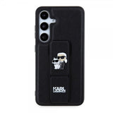 Karl Lagerfeld Samsung Galaxy S24 Grip & Stand Saffiano Svart