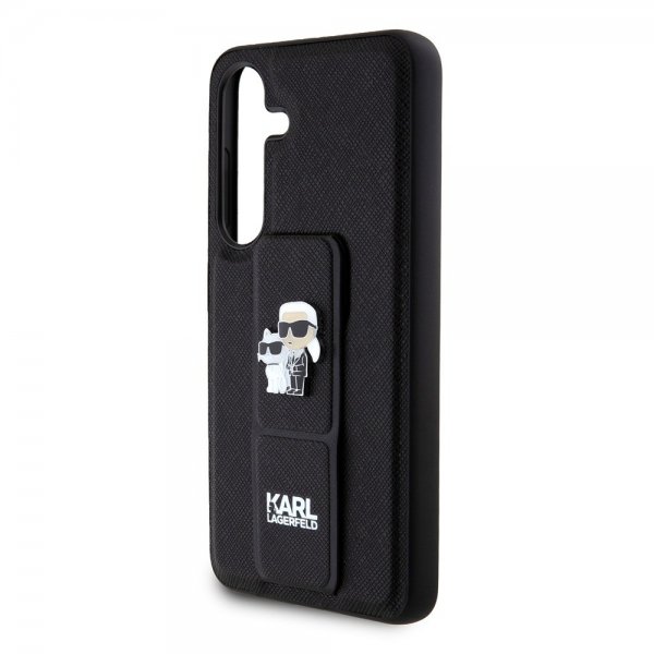 Karl Lagerfeld Samsung Galaxy S24 Grip & Stand Saffiano Svart