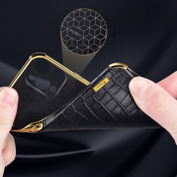 Samsung Galaxy S24 Deksel Krokodillemønster Finger Ring Hvit