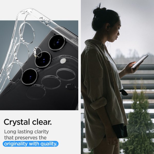 Spigen Samsung Galaxy S24 Deksel Liquid Crystal Crystal Clear