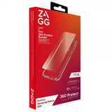 Zagg Samsung Galaxy S24 Deksel med Skjermbeskytter Luxe & Glass 360 Protect Bundle