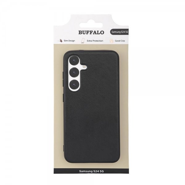 Buffalo Samsung Galaxy S24 Deksel PU Svart