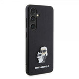 Karl Lagerfeld Samsung Galaxy S24 Saffiano Karl & Choupette Svart