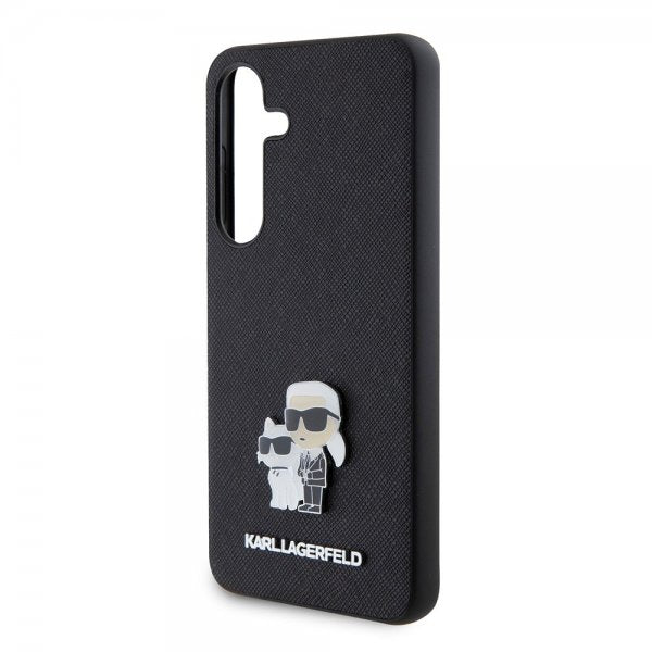 Karl Lagerfeld Samsung Galaxy S24 Saffiano Karl & Choupette Svart