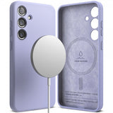 Ringke Samsung Galaxy S24 Silicone Magnetic Lavendel