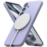 Ringke Samsung Galaxy S24 Silicone Magnetic Lavendel