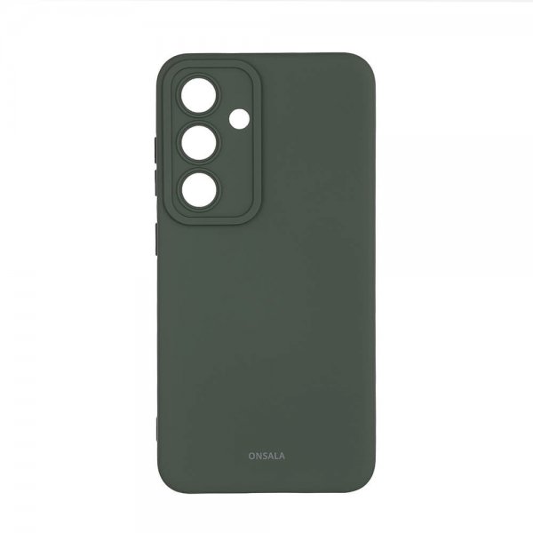 Onsala Samsung Galaxy S24 Deksel Silikon Olive Green