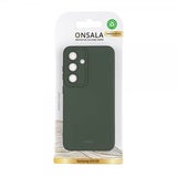 Onsala Samsung Galaxy S24 Deksel Silikon Olive Green