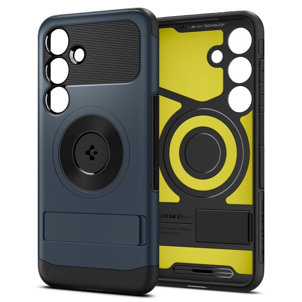 Spigen Samsung Galaxy S24 Deksel Slim Armor MagFit Metal Slate