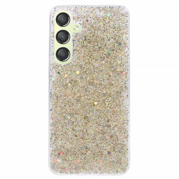 Nordic Covers Samsung Galaxy S24 Deksel Sparkle Series Citrine Gold
