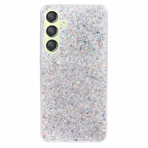 Nordic Covers Samsung Galaxy S24 Deksel Sparkle Series Stardust Silver