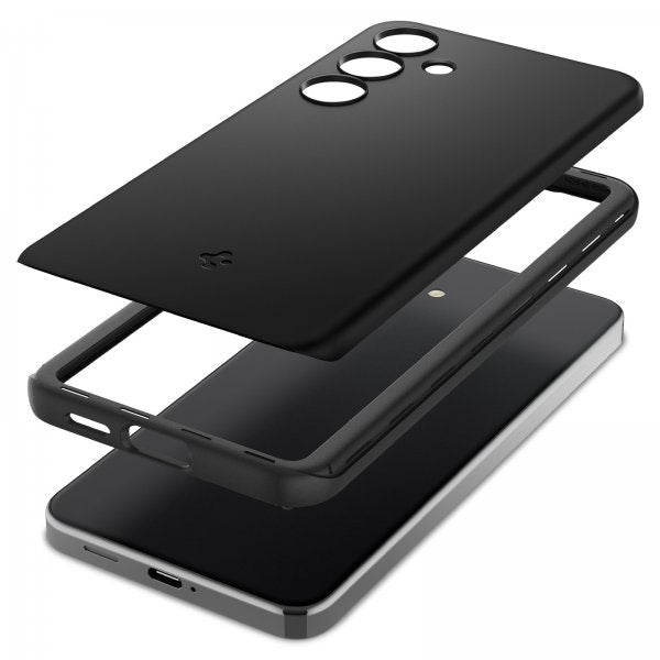 Spigen Samsung Galaxy S24 Deksel Thin Fit Svart