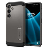 Spigen Samsung Galaxy S24 Deksel Tough Armor Gunmetal