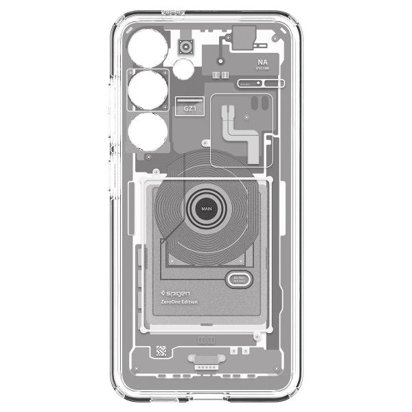 Spigen Samsung Galaxy S24 Deksel Ultra Hybrid Zero One White