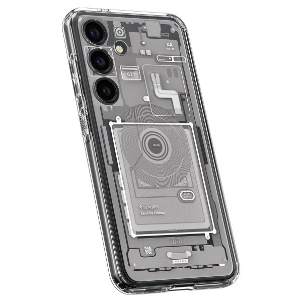 Spigen Samsung Galaxy S24 Deksel Ultra Hybrid Zero One White