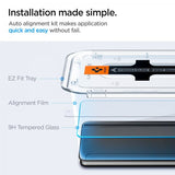 Spigen Samsung Galaxy S24/Galaxy S25 Skjermbeskytter GLAS.tR EZ Fit 2-pakning