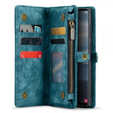 CaseMe Samsung Galaxy S24 Ultra Etui 008 Series Avtakbart Deksel Blå