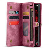 CaseMe Samsung Galaxy S24 Ultra Etui 008 Series Avtakbart Deksel Rød
