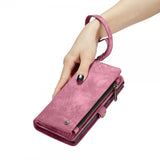 CaseMe Samsung Galaxy S24 Ultra Etui 008 Series Avtakbart Deksel Rød