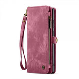 CaseMe Samsung Galaxy S24 Ultra Etui 008 Series Avtakbart Deksel Rød