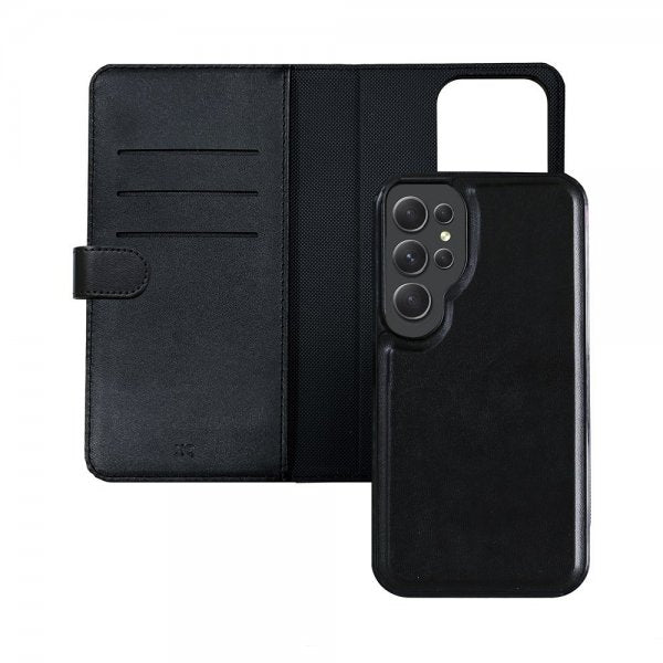 Xqisit Samsung Galaxy S24 Ultra Etui 2-in-1 Wallet Case Svart