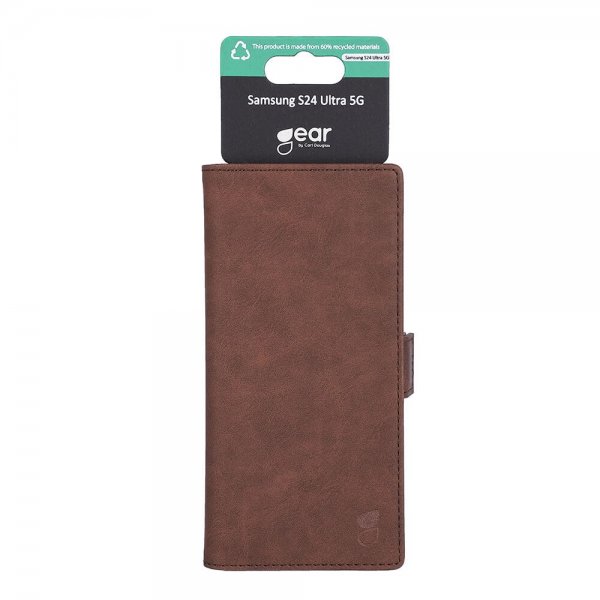 Gear Samsung Galaxy S24 Ultra Etui 3 Kortlomme  Brun