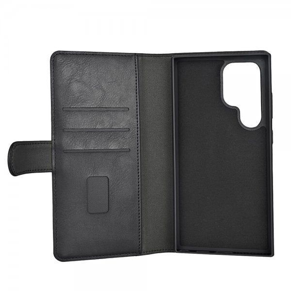 Gear Samsung Galaxy S24 Ultra Etui 3 Kortlomme Avtakbart deksel Svart