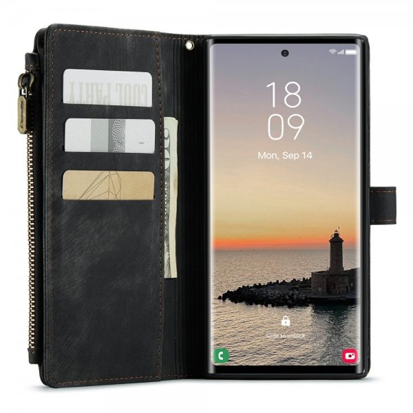 CaseMe Samsung Galaxy S24 Ultra Etui C30 Series Svart