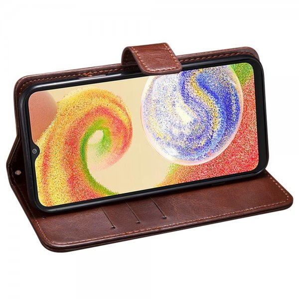 Samsung Galaxy S24 Ultra Etui Skinntekstur Rød