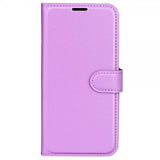 Samsung Galaxy S24 Ultra Etui Litchi Lilla