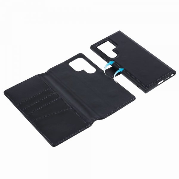 Nordic Covers Samsung Galaxy S24 Ultra Etui MagLeather Raven Black